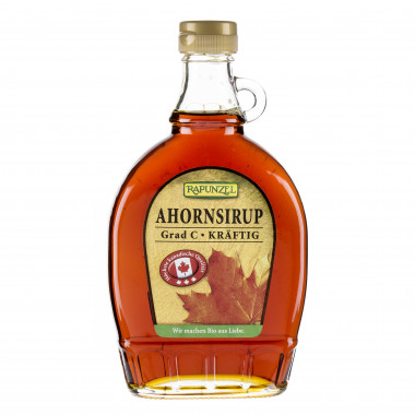 Rapunzel Ahornsirup Grad C medium 375 ml Natürlicher Süßstoff